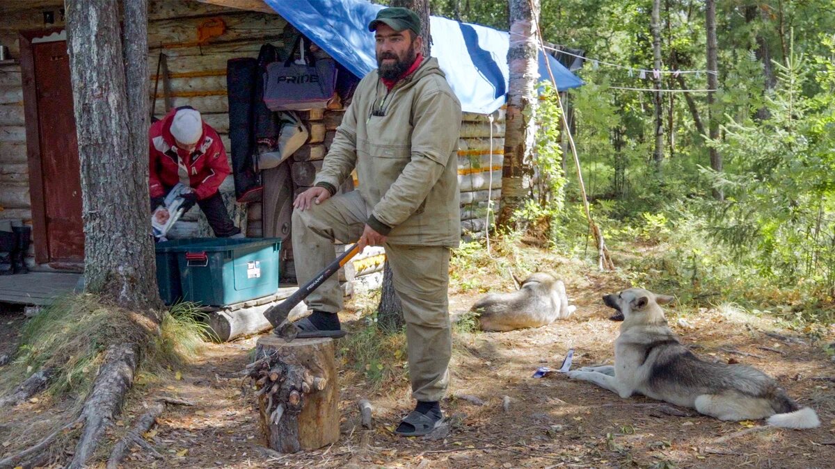 Север Тайга зимовье