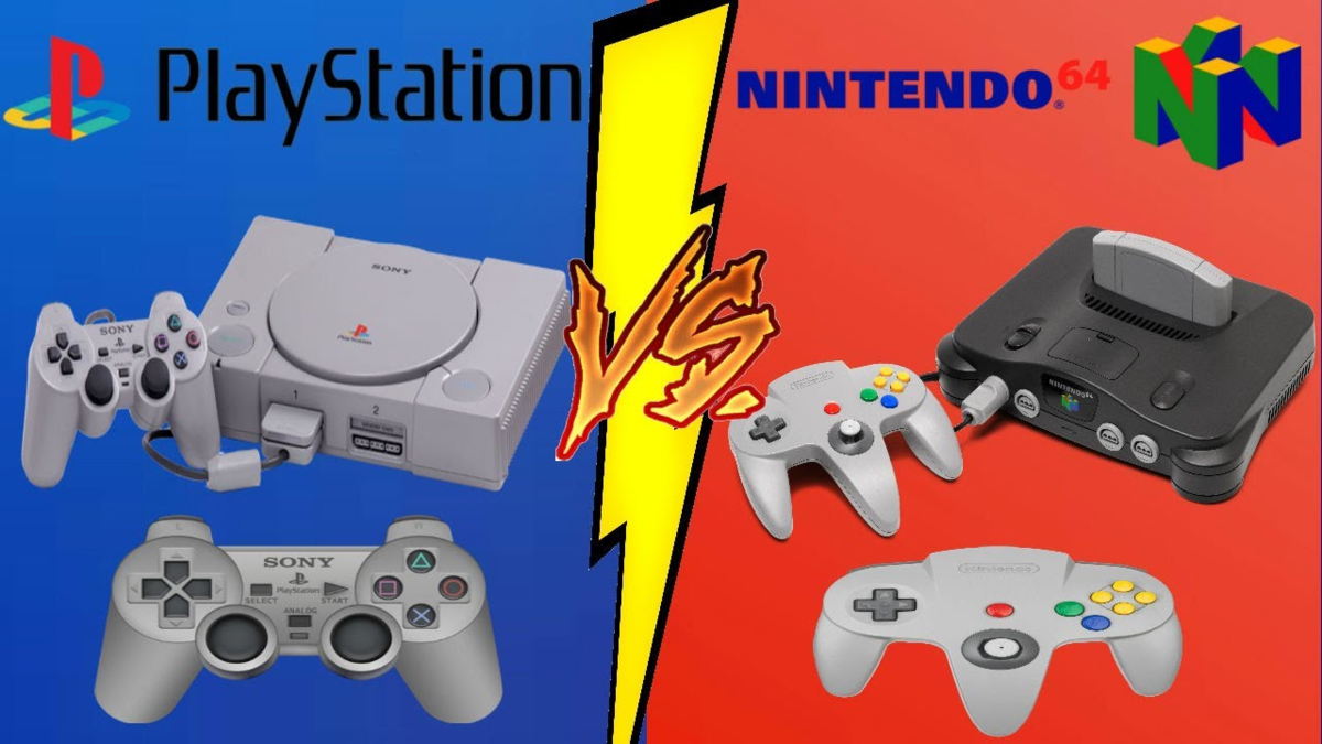 Игры playstation nintendo. Нинтендо 64 vs ps1. Ps1 vs n64. Nintendo 64 1. PLAYSTATION Nintendo 64.