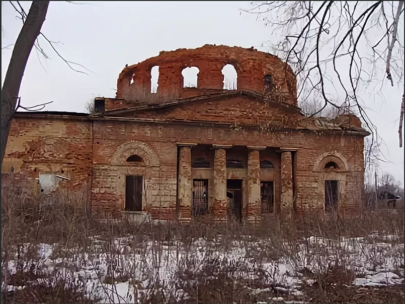 Лобаново тульская. Храм в Пожилино Ефремовский район. Лобаново Церковь Ефремовский. Ефремовский район Тульской. Церковь Дмитрия Солунского Пожилино.