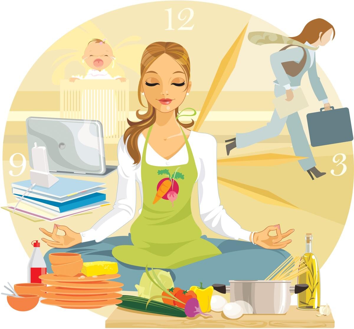 И такая круговерть целый день...  