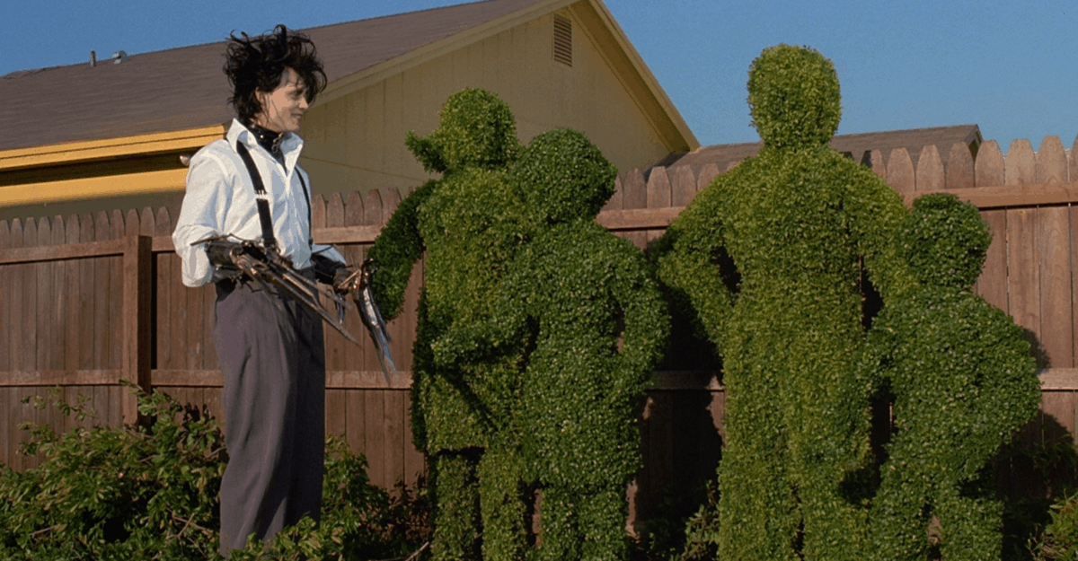 кадр из фильма "Эдвард руки-ножницы", 1990