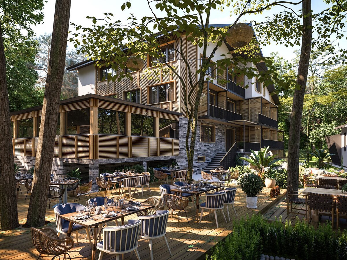 Utopia Forest - новый отель под Бургасом. Здесь могут при необходимости размещать зараженных, в случае, если мест в больницах будет не хватать. Но все, конечно, надеятся, что до этого не дойдет.