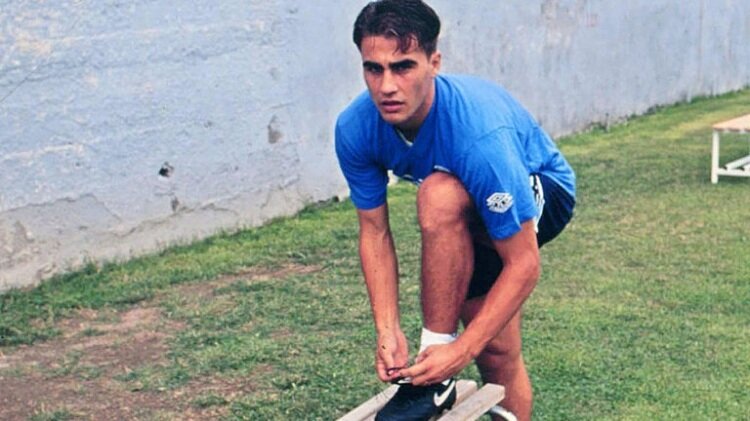 Юный Фабио Каннаваро