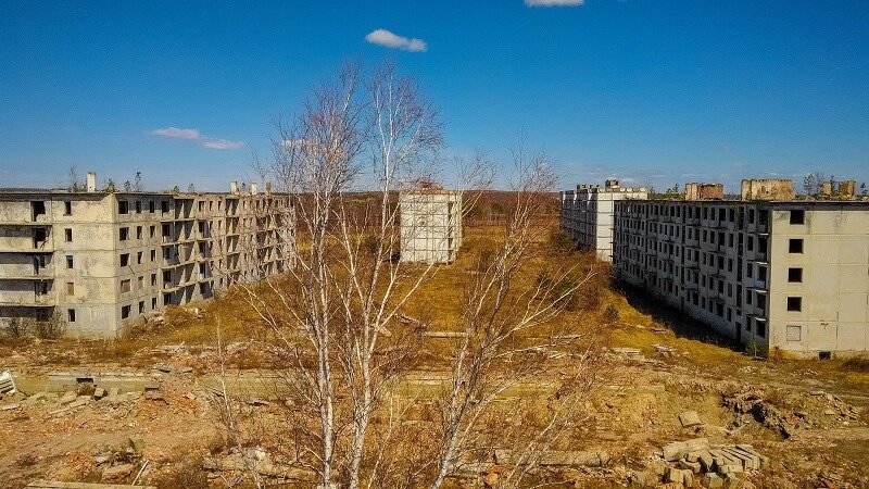 Заброшенный военный городок 