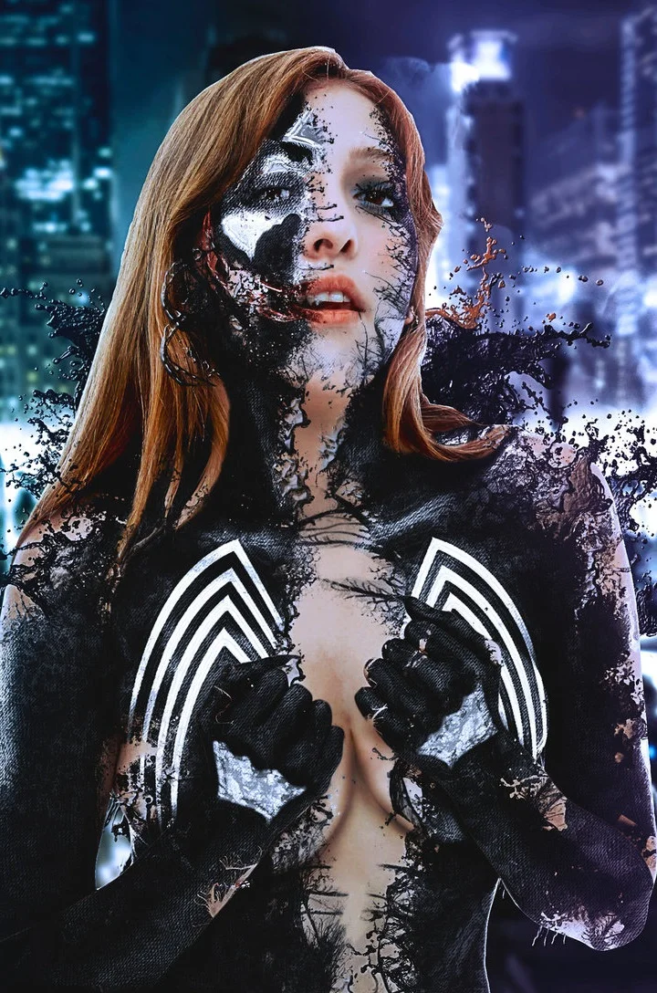 Веном косплей Марвел