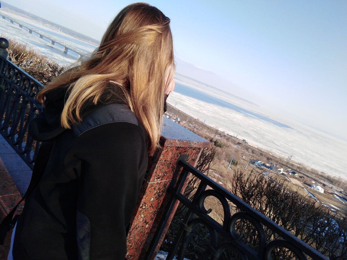 Фото из личного архива Вид на Волгу город Ульяновск. размышления о жизни.