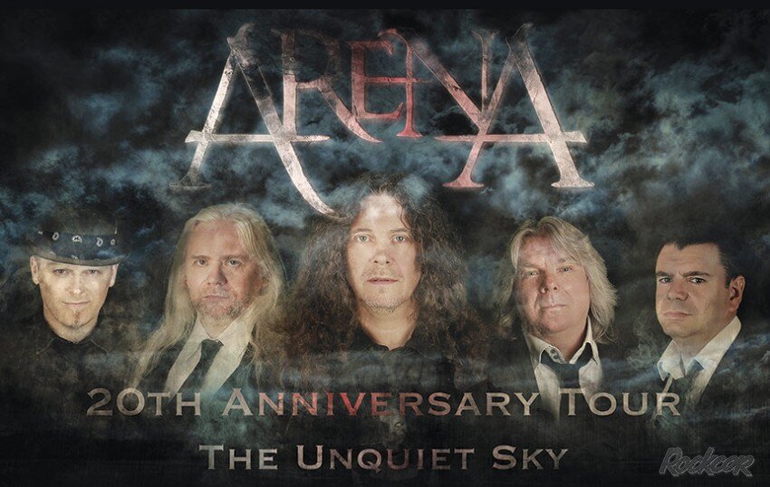 Постер группы Arena, посвящённый юбилейному туру (2015-й год).