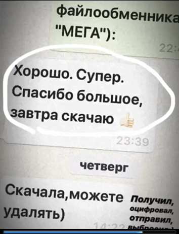 ...оплата, скачивание, подтверждение удаления скаченного видео и одобрение утилизации оцифрованной видеокассеты