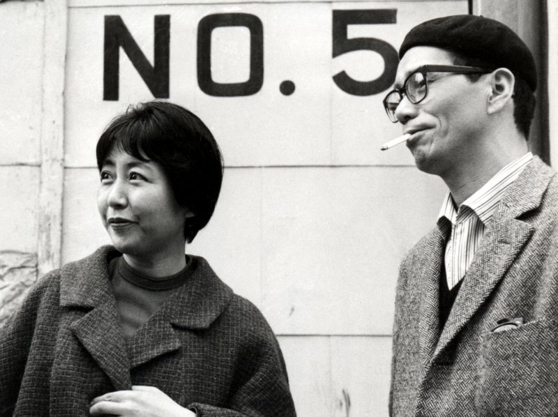 Кон Итикава и его жена и постоянный соавтор Натто Вада