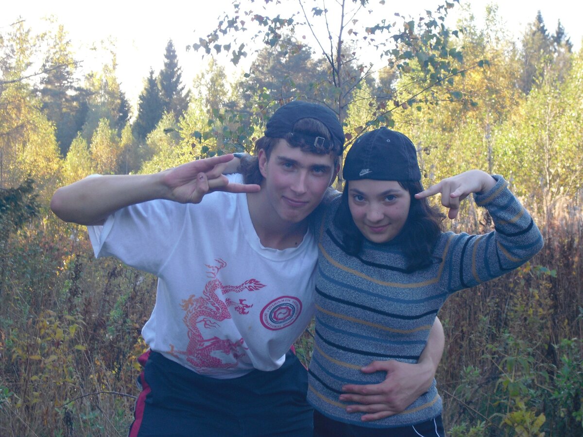 Автор с будущей  женой. 2010 год.