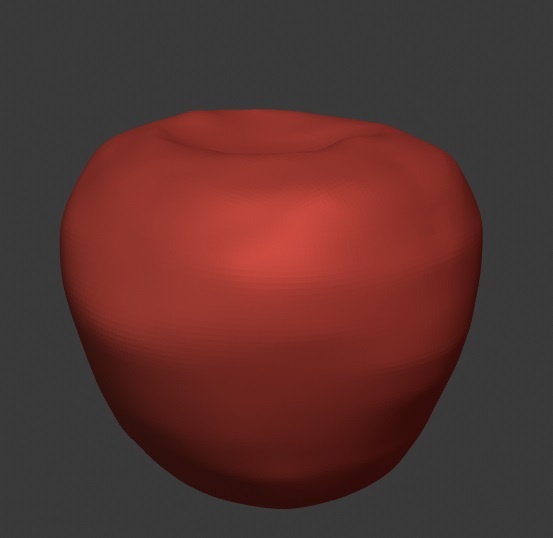 sculpting яблока