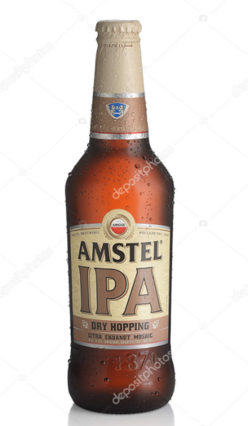 "Старый" дизайн Amstel IPA, фото depositphotos