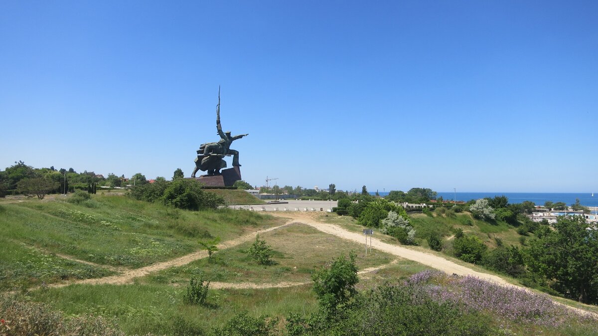 На велосипеде по Крыму: Севастополь, мыс Фиолент
