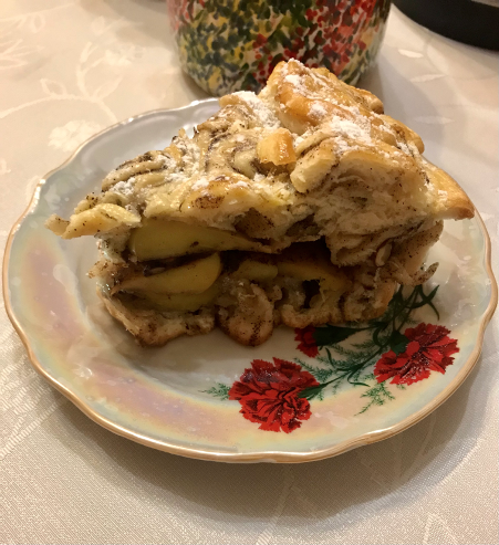 Простой, оригинальный и экономный пирог из яблок с корицей. Пошаговый рецепт