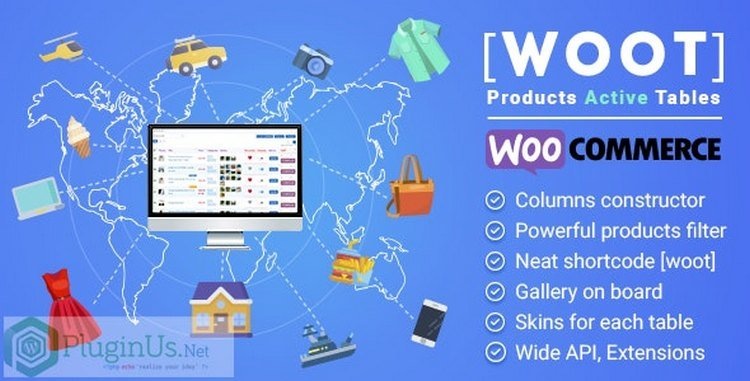WOOT ~ Профессиональные таблицы продуктов WooCommerce
