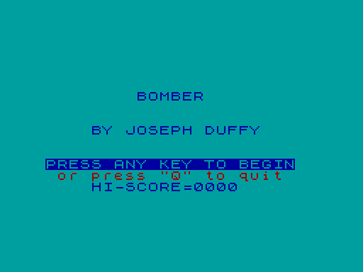 Скриншот игры «Bomber»