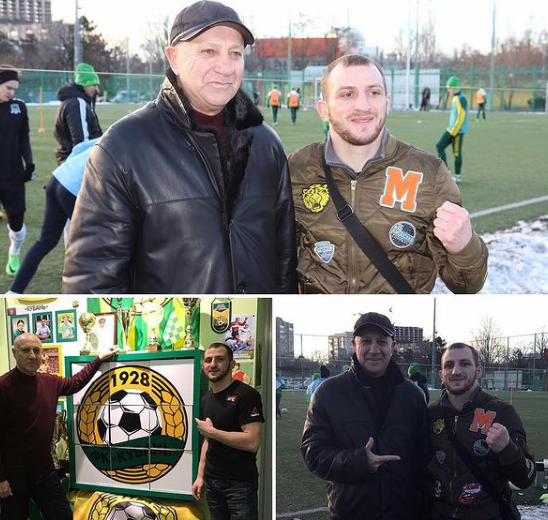 Шаматава со своим первым тренером