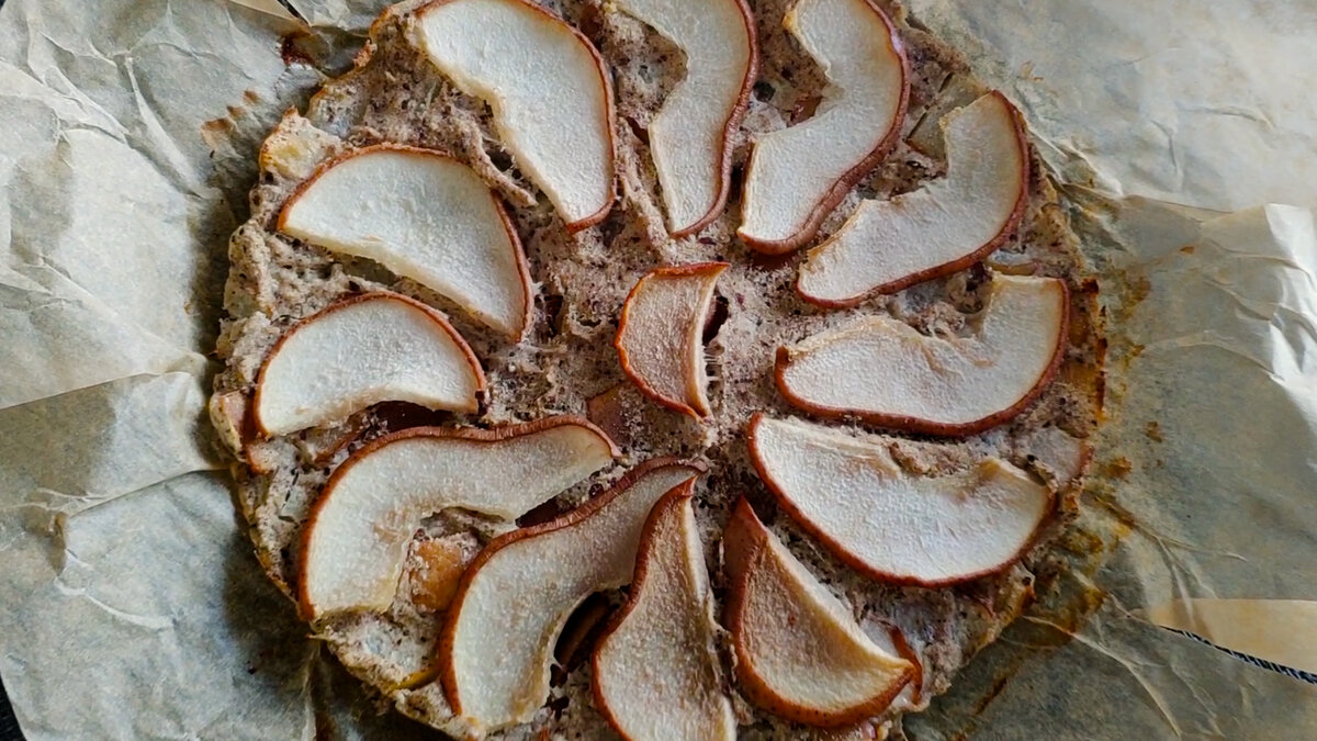 Полезный грушевый пирог