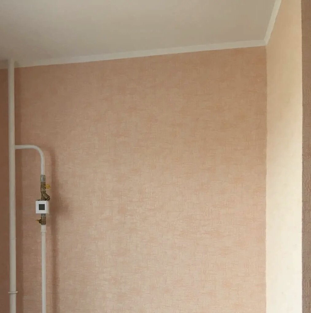 Цвет обоев до. 