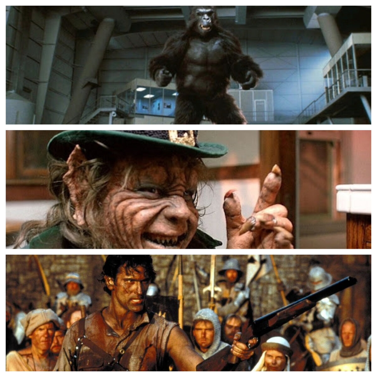 Фильмы - Зловещие мертвецы, Лепрекон, Кинг-Конг