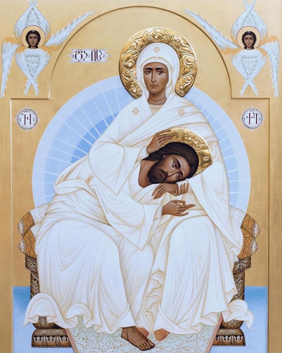 Редкая икона « Матерь смирения»