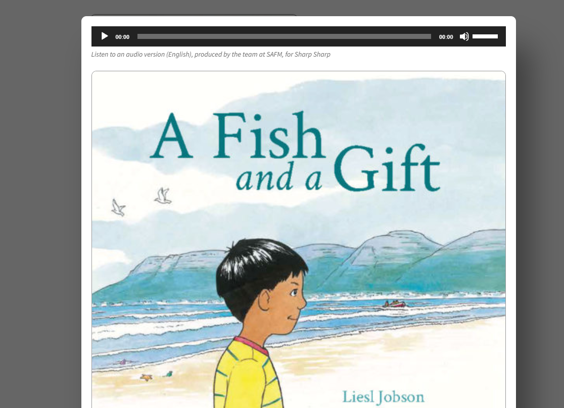 Если вверху есть плеер, значит книга озвучена. 