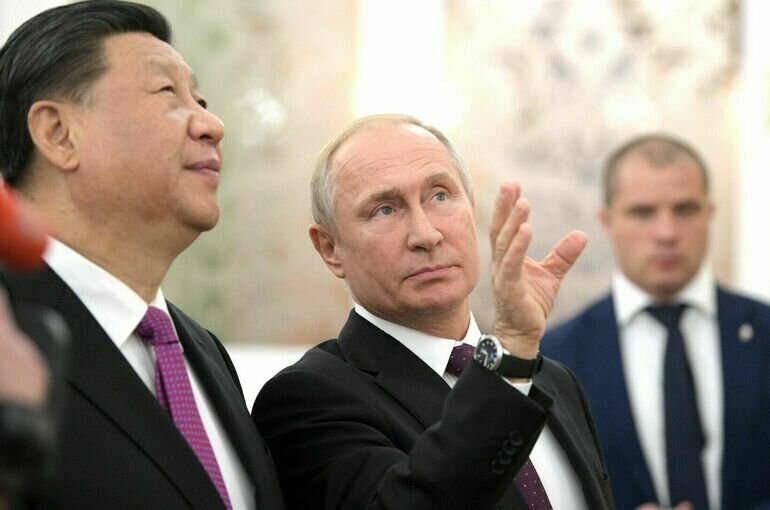 Владимир Путин и Си Цзиньпин.