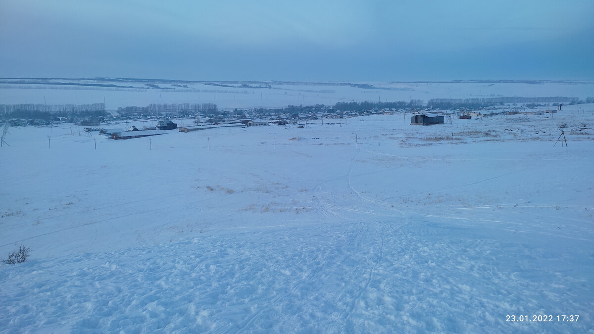 Вид на нашу деревню 