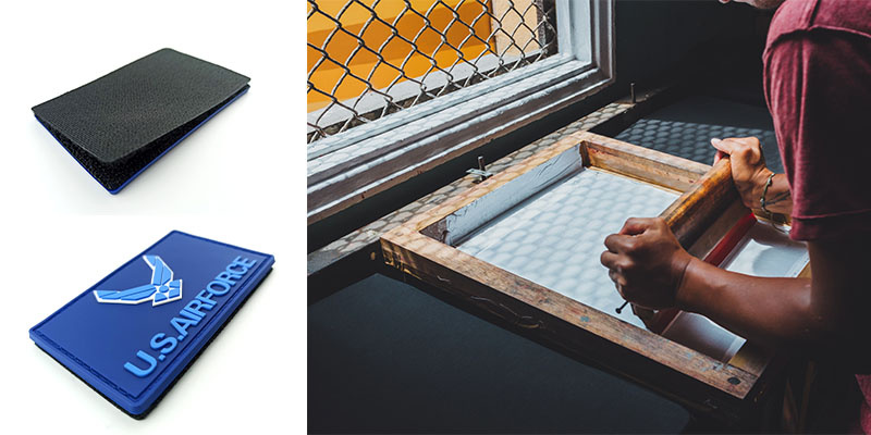 l Шелковая силиконовая трафаретная печать