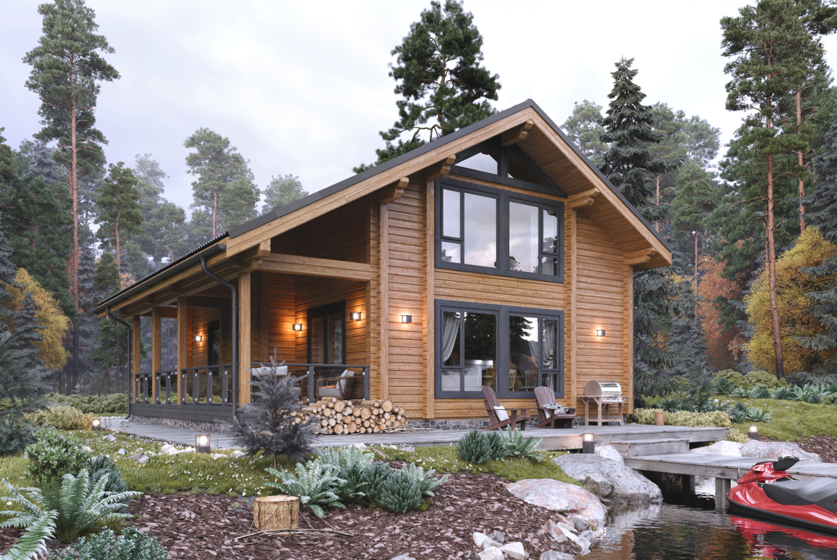 Так дом по проекту СВ-3 выглядит на картинке