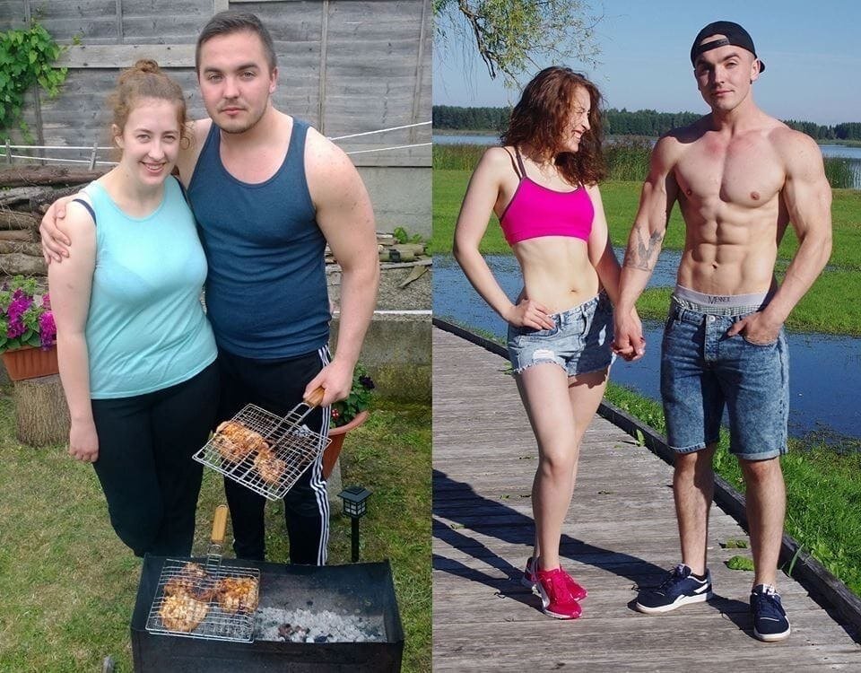 Превращение из толстой в стройную