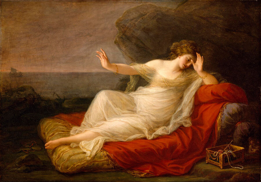 Ангелика Кауфман.  Ариадна, покинутая Тесеем, 1774