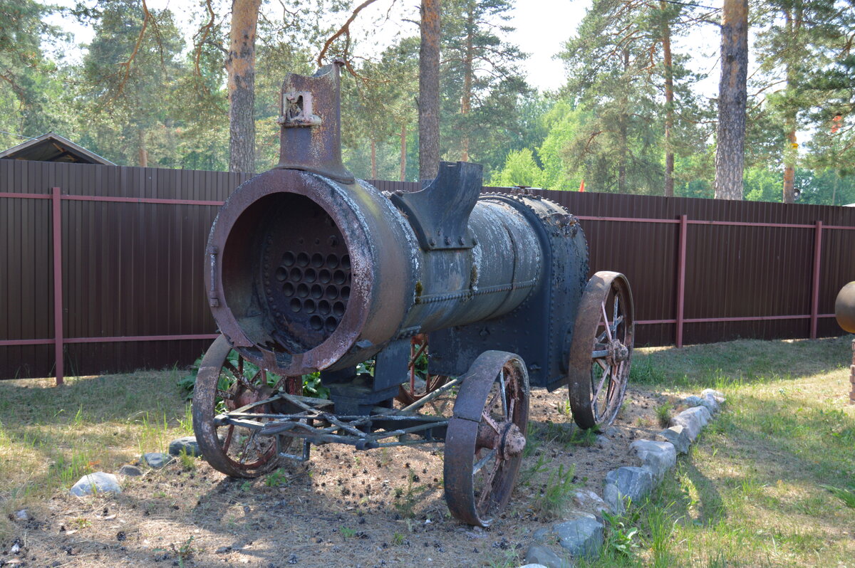 Локомобиль. Экспонат музея "Переславские железные дороги"