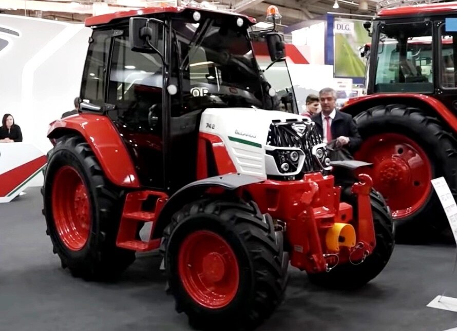 Новейший трактор "Беларус-742" на выставке в Германии