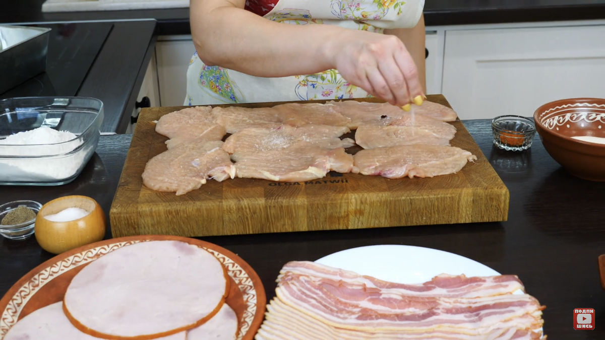 Интересная закуска на Новый год. Мясной хлеб