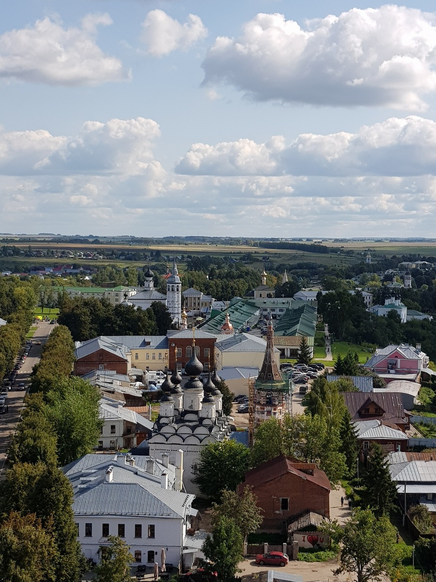 Вид на город с Преподобенской колокольни