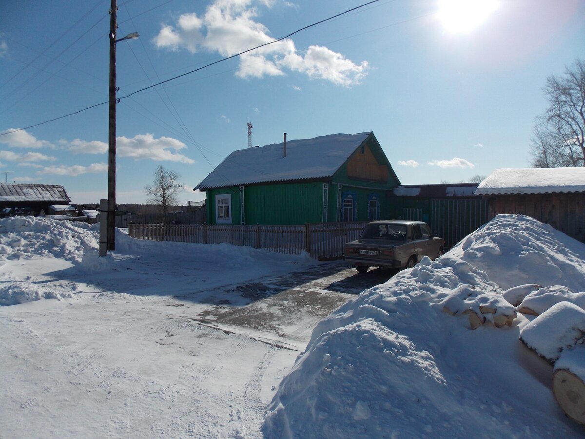 Зима в прошлом году.