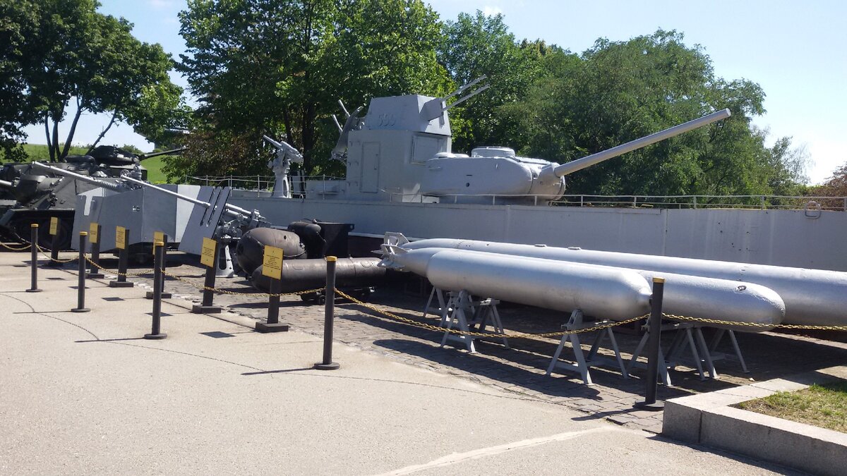 Макет бронекатера проекта 1125 в Киевском музее бронетехники. Август 2017 г. Фото автора