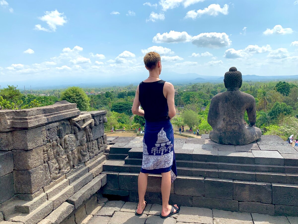 Храм Боробудур. Индонезия, г. Джогьякарта. 2019, фото автора