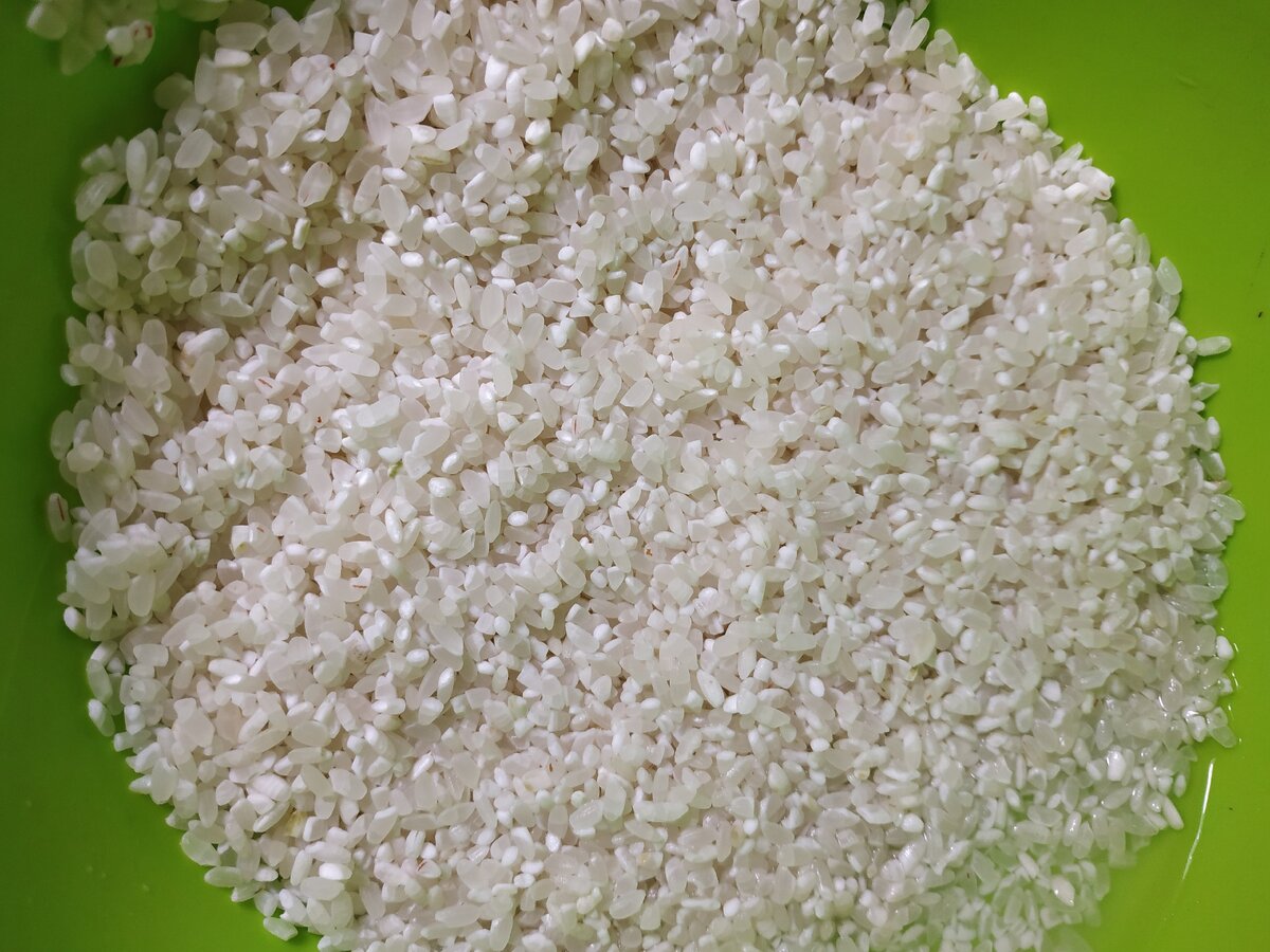 Мытый рис