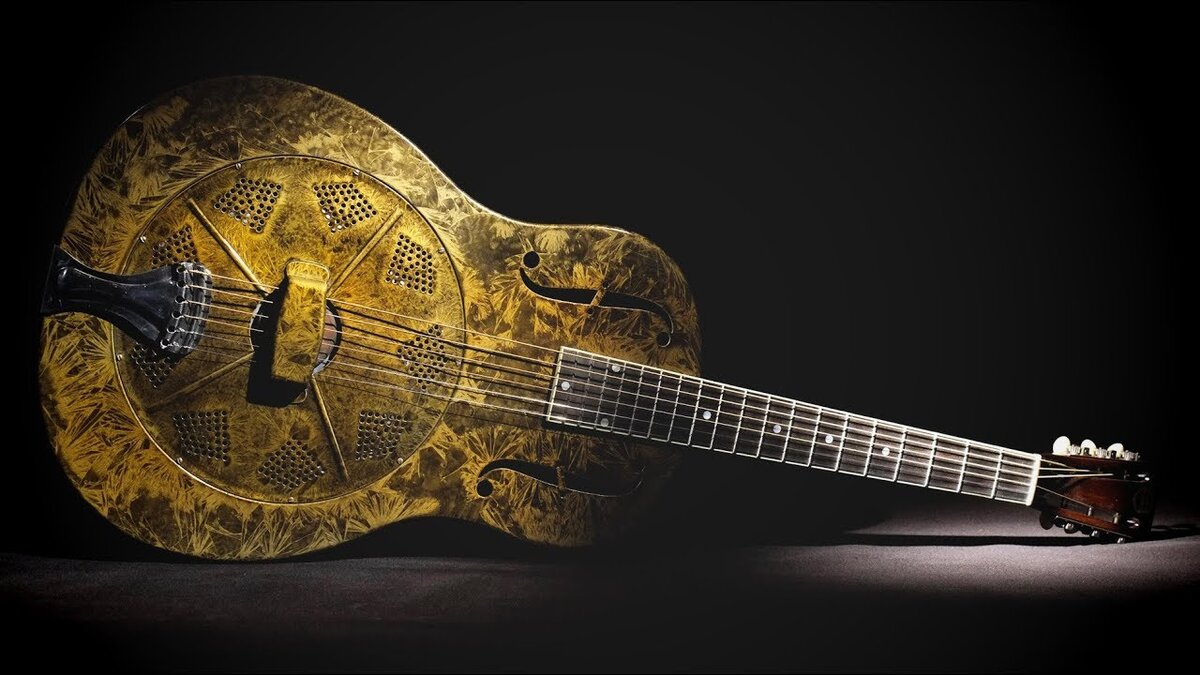 Резонаторная гитара, скрин YouTube