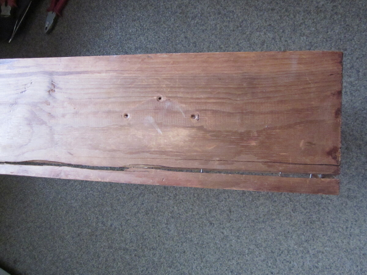 Трещина крупным планом. 