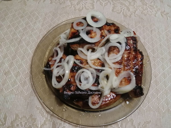 Шашлык, приготовленный на мангале