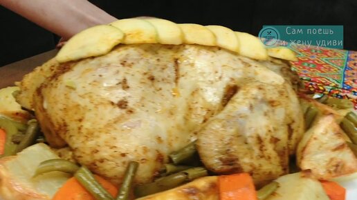 Ароматное куриное филе с золотистой корочкой