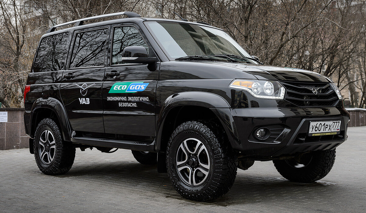 УАЗ Патриот CNG . Картинка взята на uaz.ru