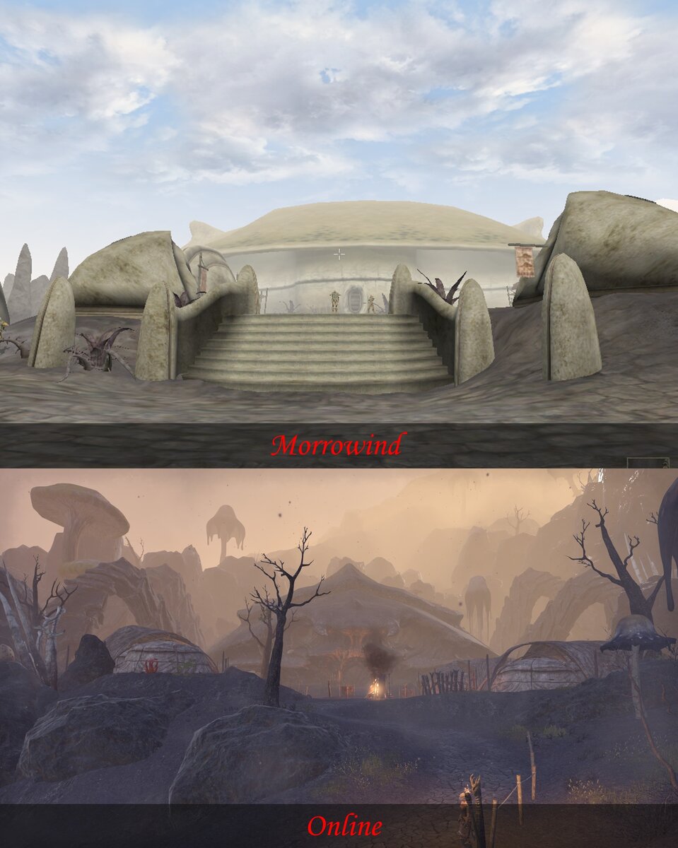 Альд'рун в ESO и Morrowind