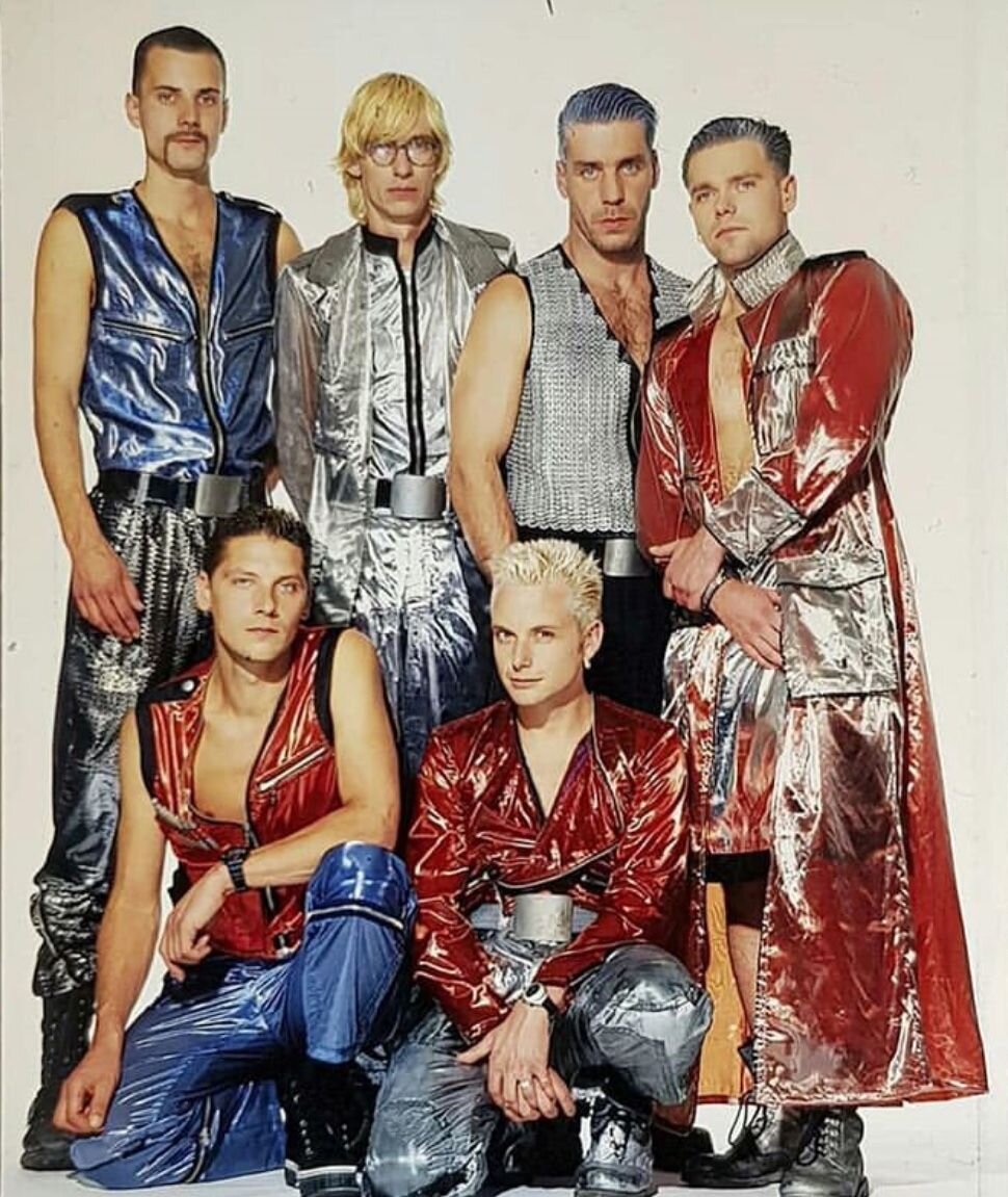 Первая фотосессия Rammstein. Фото из открытых источников Интернета.