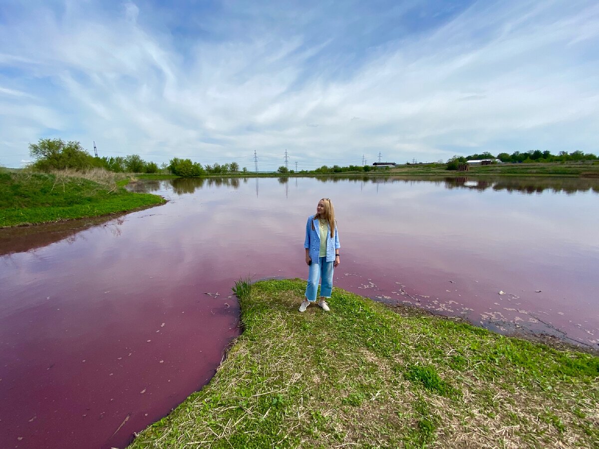 Розовое озеро Самарская область Сергиевский