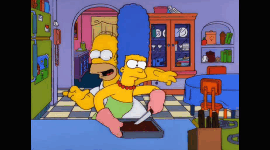 Пальчик Гомера чик-чик //Симпсоны (The Simpsons), s12e02 © 20th Century Fox Film Corporation