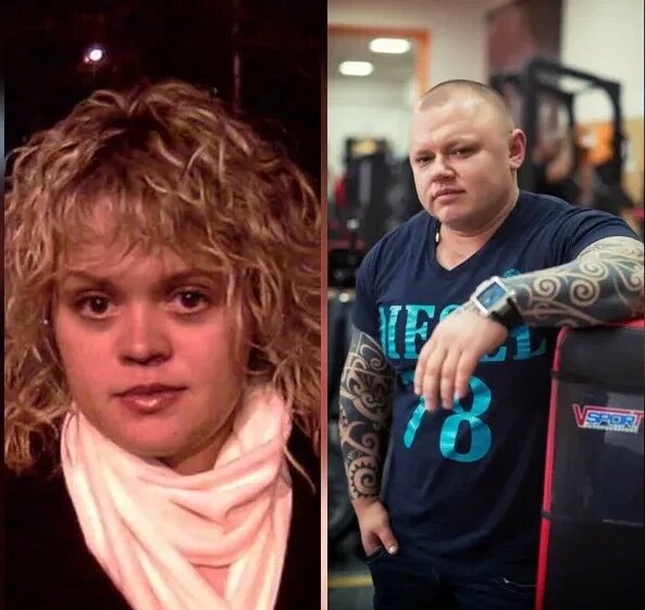 Анна до и после. Фото из Интернета